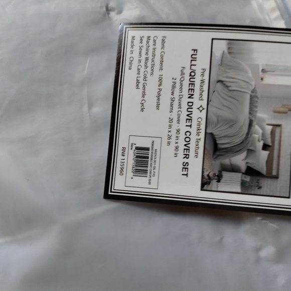 Swift Home Ultra Soft Reversible Two in One Duvet Cover and Sham Set Full/Queen - Picture 6 of 6